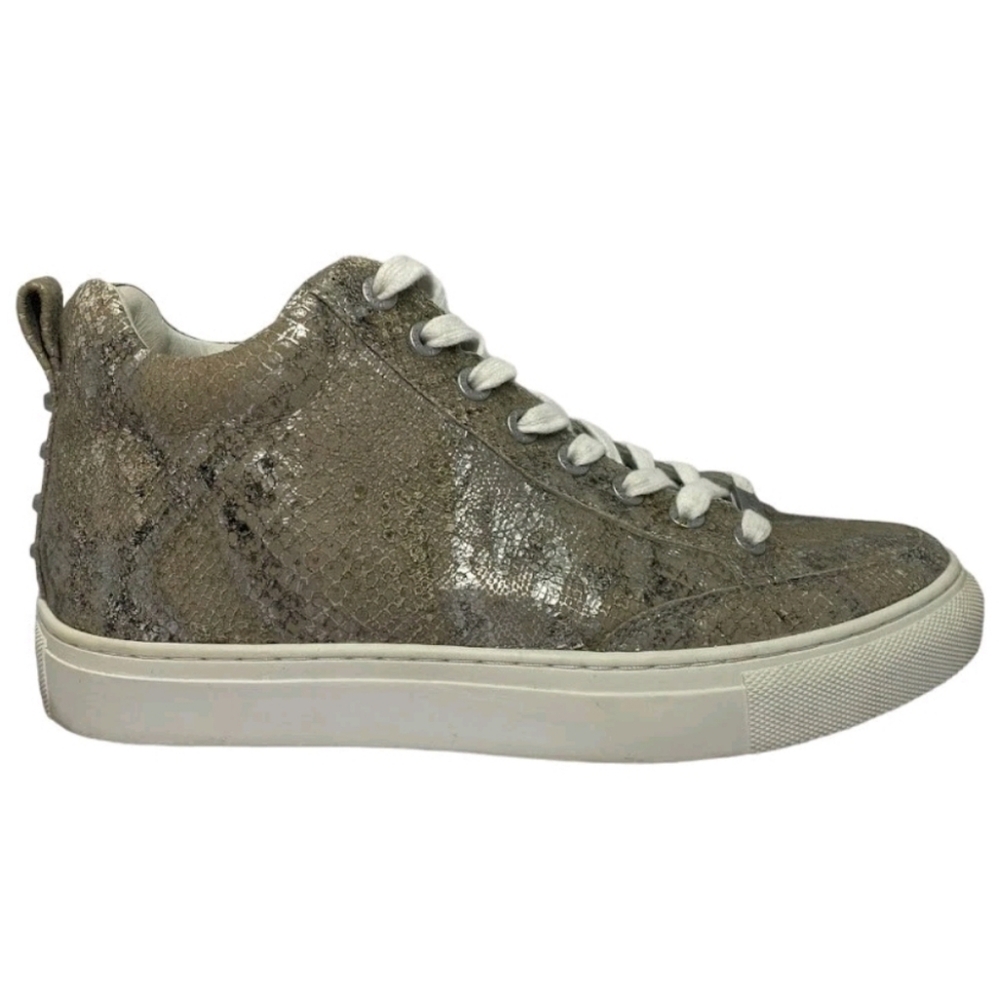 J Slides‎ Chest Metallic Multi Emboss Ludlow Snake Print Sneakers 7.5M